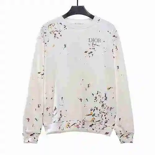 Dior Handmade Speckled Ink Sweater