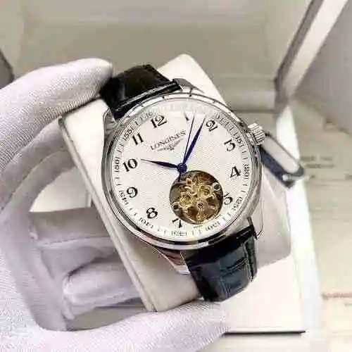 Reloj Longines para hombre combinado con movimiento mecánico original completamente automático Caja 