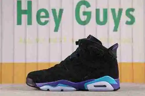 Air Jordan 6 Tinker Número de producto: CT8529-004 Jordan 6 High Top Negro Púrpura Tamaño: 40-47.5