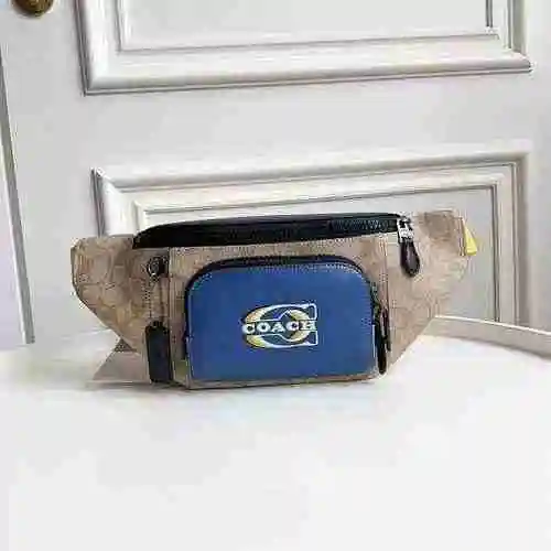 La riñonera exclusiva para hombres adopta una bolsa de regalo de entrega de alta calidad de piel de 