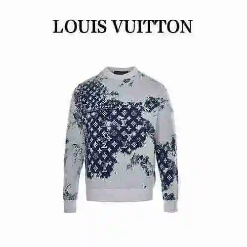Louis Vuitton/Louis Vuitton 22Fw Cashew Flower Collection Rendered Sweater