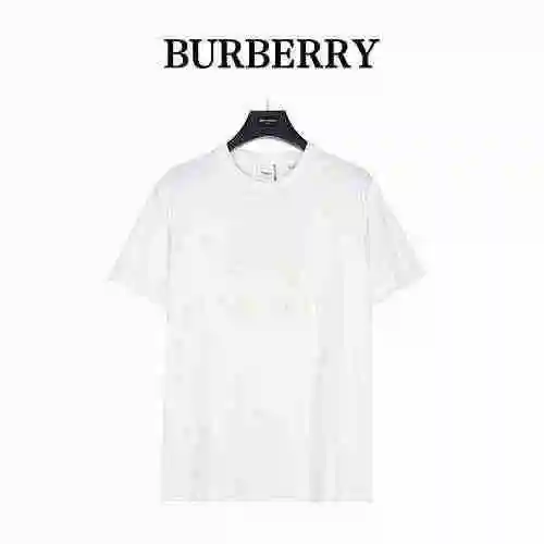 Burberry/Burberry 23ss Warhorse Logo toalla bordada camiseta de manga corta