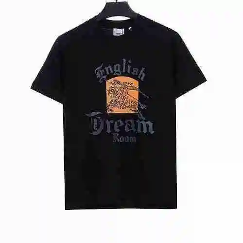 Burberry Equestrian Knight Show Printed Short Sleeves