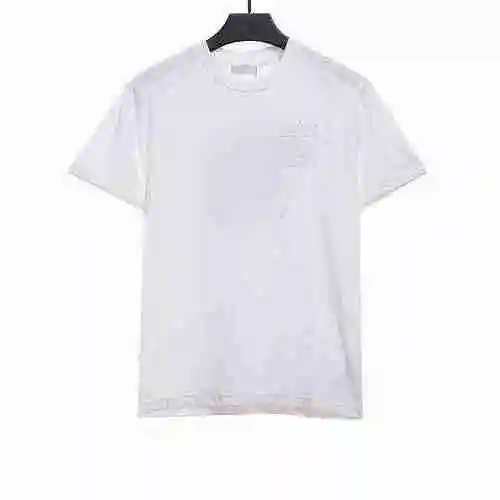 Dior embroidered pentagram rose short sleeves