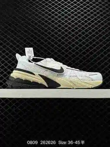 3. ZAPATOS PARA CORRER NIKE V2K RUN Zapatos deportivos transpirables de malla de moda retro El mater