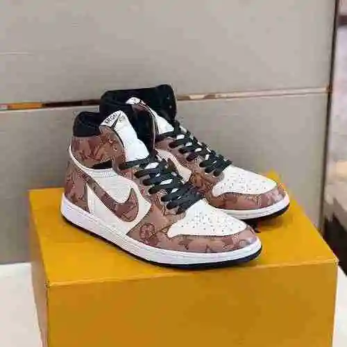 Marca LV Co * Código de calzado para hombre: 0328B70 Tamaño: 38-45 (45 se puede personalizar)