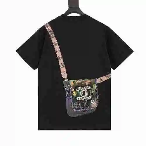 CHANEL/Chanel Handdrawn Bag Short Sleeve T-shirt