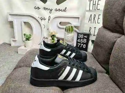 776DAdidas Clover Originals Superstar Shell Head Classic Versatile Casual Sports Board Shoes High De