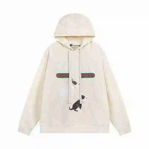 Gucci Gucci 2023SS Autumn/Winter New Cartoon Dog Letter Logo Hooded Sweater