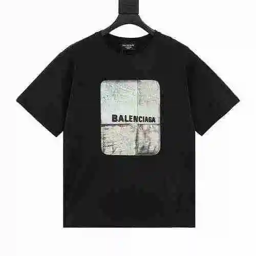 Blcg 23ss manga corta con estampado desgastado