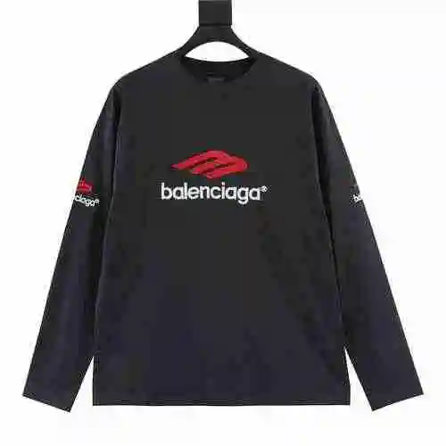 BLCG Double Hook Logo Embroidered Long Sleeve T-shirt