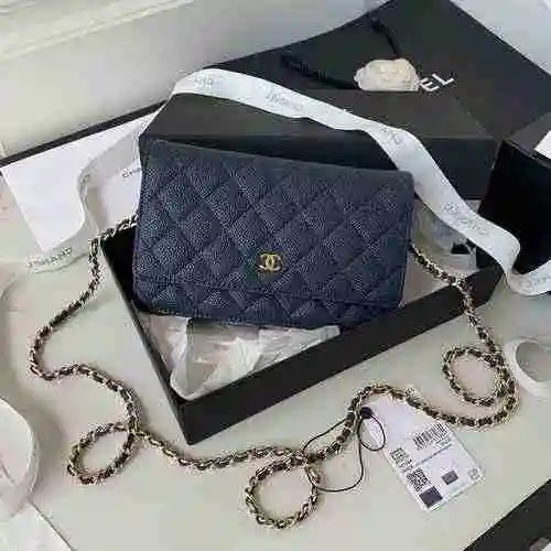 CH Chanel Chain Bag adopta cuero original importado de alto nivel y una versión de réplica de alta g