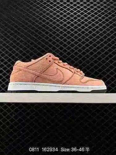 7 Nike SB Dunk Low "Rosa" Vintage Low Top Plank Zapato Porsche Color rosa CV655-6 Tamaño: 