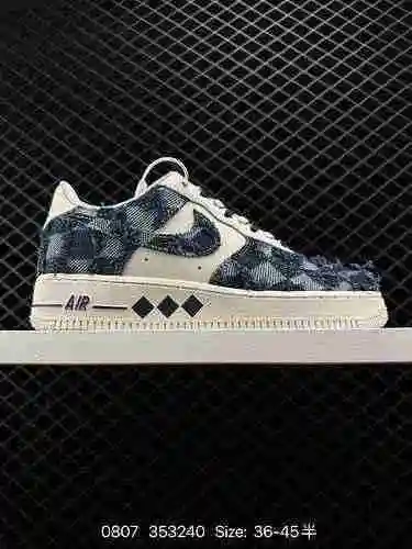 2 zapatillas informales, versátiles y de caña baja Nike Air Force Low Air Force One de nivel empresa