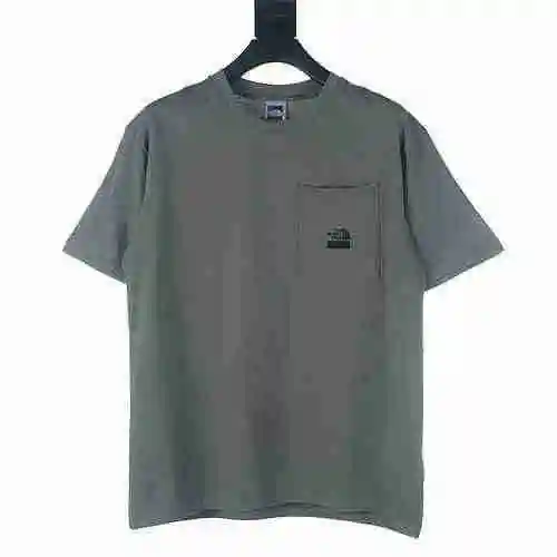 THE NORTH FACE/North TNF X SUPREME Co branded Pocket Small Embroidery Short Sleeve T-shirt