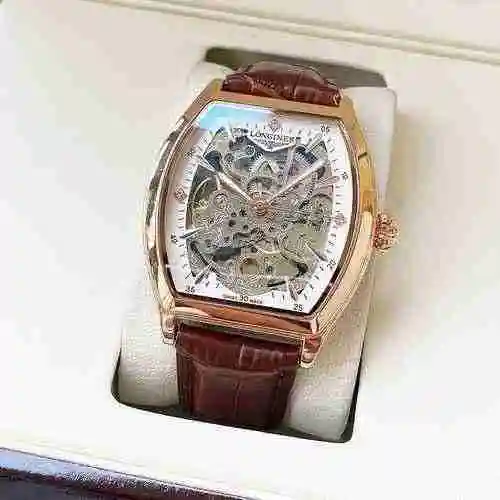 Reloj Longines para hombre combinado con movimiento mecánico original completamente automático Caja 