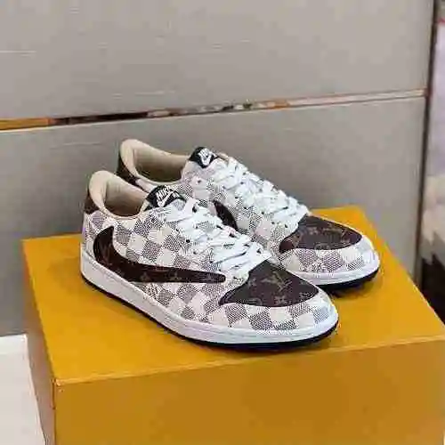 Marca LV Co * Código de calzado para hombre: 0328B60 Tamaño: 38-45 (45 se puede personalizar)