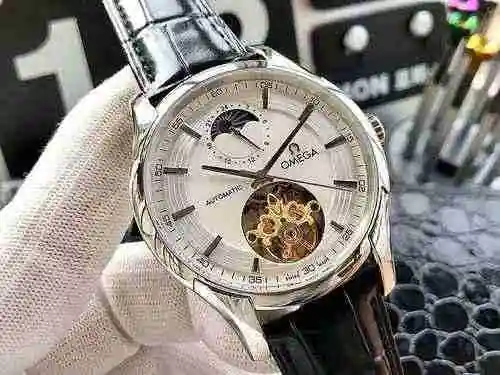 Reloj Omega para hombre combinado con movimiento mecánico original completamente automático Caja de 
