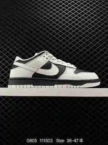 Nike Nike Dunk Low Board Shoe SB Series Reversed Panda Classic, versátil e informal zapato de tabla 