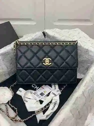 CH Chanel Chain Bag adopta cuero original importado de alto nivel y una versión de réplica de alta g