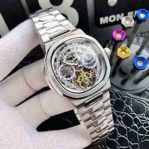 Reloj Patek Philippe para hombre combinado con movimiento mecánico original completamente automático