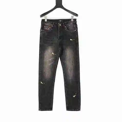 FENDI/Fendi Pantalones vaqueros con bordado de monstruo