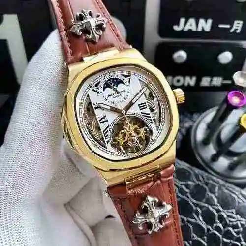 Reloj Patek Philippe para hombre combinado con movimiento mecánico completamente automático original