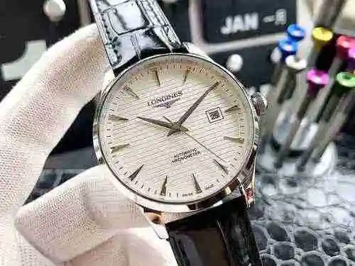 Reloj Longines para hombre combinado con movimiento mecánico original completamente automático Caja 