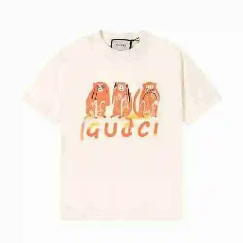 Gucci Gucci Estampado Animal Manga Corta