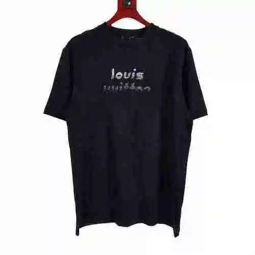 Metal Beaded Short Sleeve T-shirt