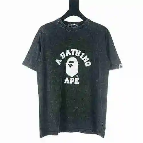 Camiseta de manga corta BAPE Ape Head Fried Snowflake