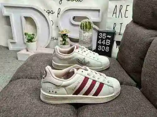 308DAdidas Three Leaf Grass Originals Superstar Shell Head Classic Versatile Casual Sports Board Sho