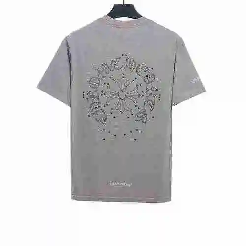 Croix Horseshoe Sanskrit Screw Drill Short Sleeve