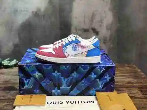 Marca LV Co * Código de calzado para hombre: 0328B60 Tamaño: 38-45 (45 se puede personalizar)