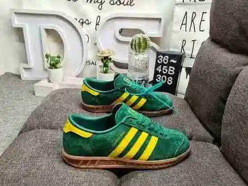 308DAdidas Handball Spezial Classic Retro Casual Board Shoes # All Shoes Made of Reversed Fur with C