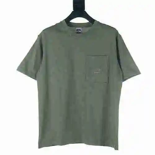 THE NORTH FACE/North TNF X SUPREME Co branded Pocket Small Embroidery Short Sleeve T-shirt