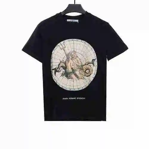 Givenchy Poseidon Print Short Sleeve