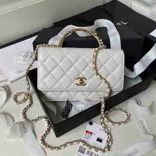 CH Chanel Chain Bag adopta cuero original importado de alto nivel y una versión de réplica de alta g