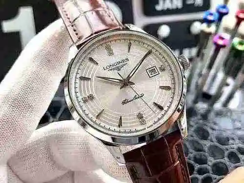 Reloj Longines para hombre combinado con movimiento mecánico original completamente automático Caja 