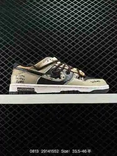 26 zapatos de tabla informales con parte superior baja y correa Robinson SB personalizados Nk Dunk L