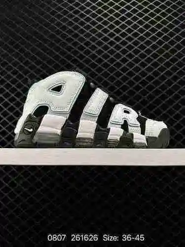 3 Nk Air More Uptempo 96 QS Pippen Primera generación Clásico High Street Versátil Casual Cultura de