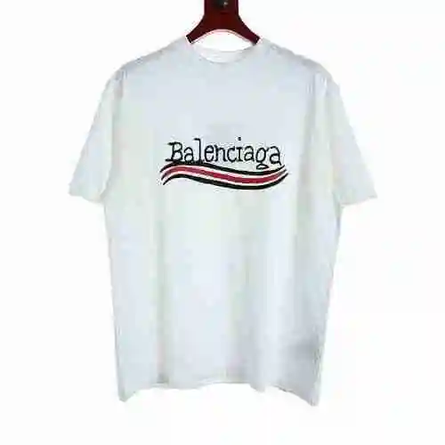 Camiseta de manga corta con estampado de graffiti azul morado cola delantera y trasera