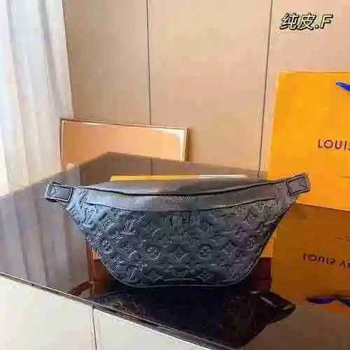 Riñonera exclusiva masculina hecha de material de lona importado, bolsa de regalo de entrega de alta