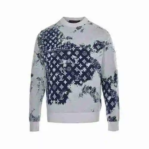Louis Vuitton/Louis Vuitton 22Fw Cashew Flower Collection Rendered Sweater