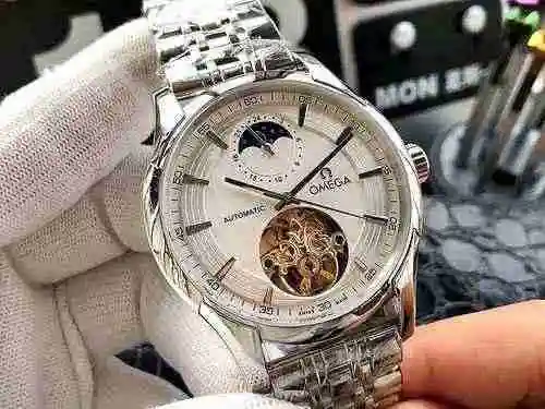 Reloj Omega para hombre combinado con movimiento mecánico original completamente automático Caja de 