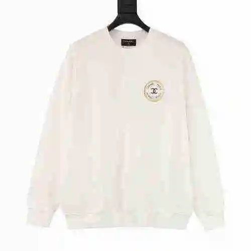 CHANEL/Chanel Little Fragrance Suéter con cuello redondo estampado y emblema redondo