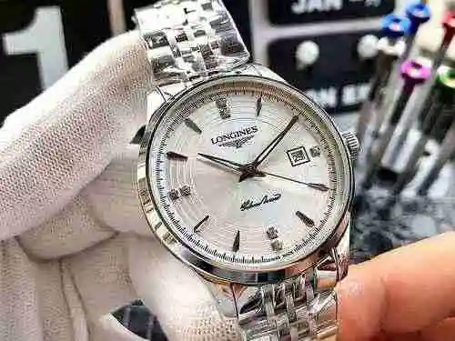 Reloj Longines para hombre combinado con movimiento mecánico original completamente automático Caja 