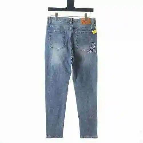 Louis Vuitton/Louis Vuitton LV Rap Singer Cartoon Little Man Jeans