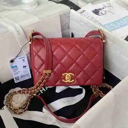 El bolso con cadena Chanel Xiaoxiang está hecho de cuero original importado de primer nivel y una ve