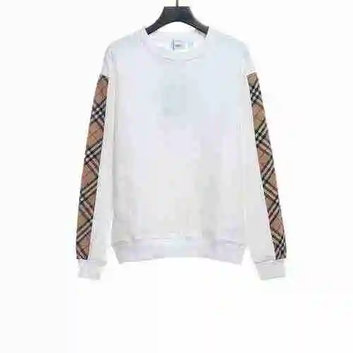 Burberry side classic plaid striped sweater